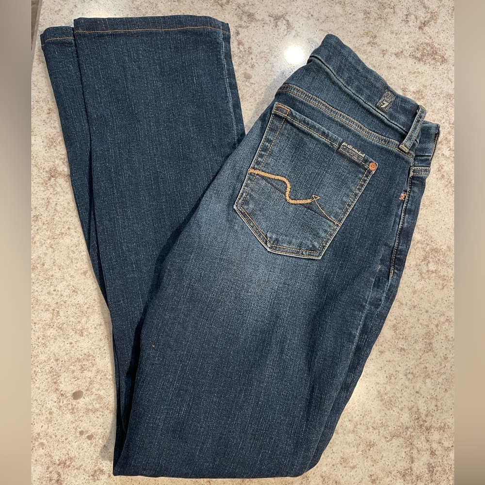 7 For All Mankind B(air) Kimmie Straight Leg 28 NWOT 198 MSRP
